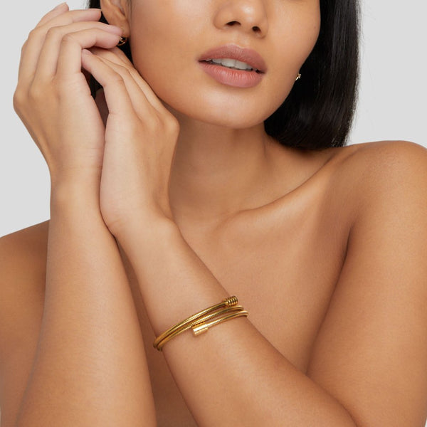 Felicitas - Pulsera Dorada