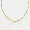 Valerie – Gold necklace with a simple link structure.