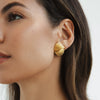 Beatrix – Pendientes de oro con estructura de abanico