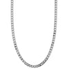 Flat link necklace