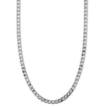 Flat link necklace