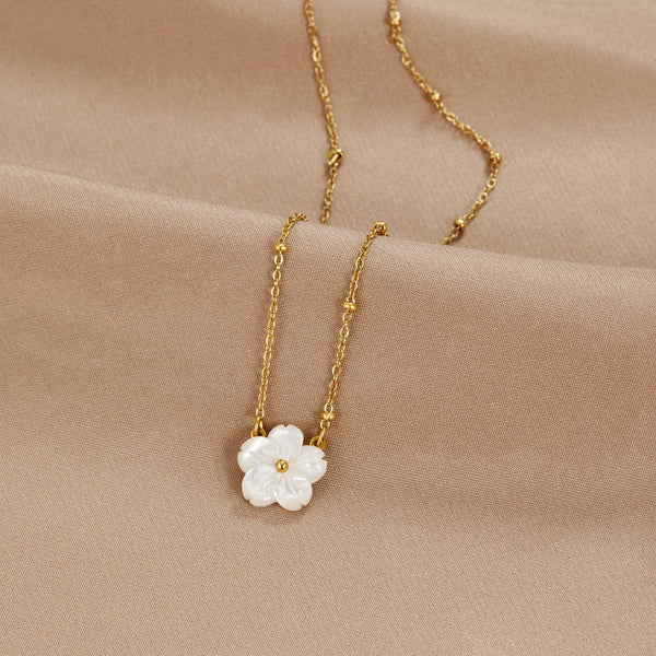 Jana – Collar doble con colgante redondo.